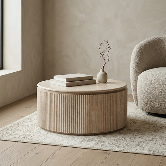 Empire Travertine Coffee Table