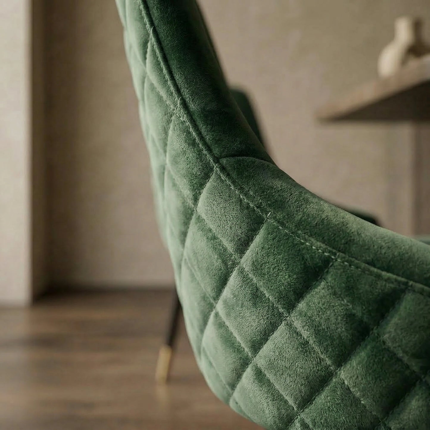 Iris Velvet Fabric Dining Chair