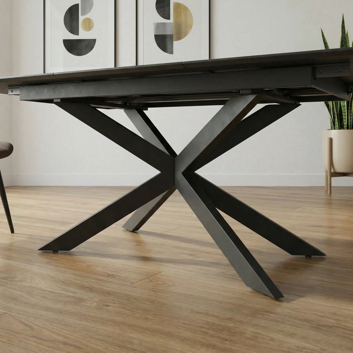 Iza Extandable Ceramic Top Dining Table
