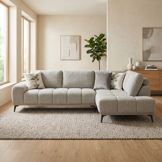 Odette 3 Seater Sofa with Long Chaise