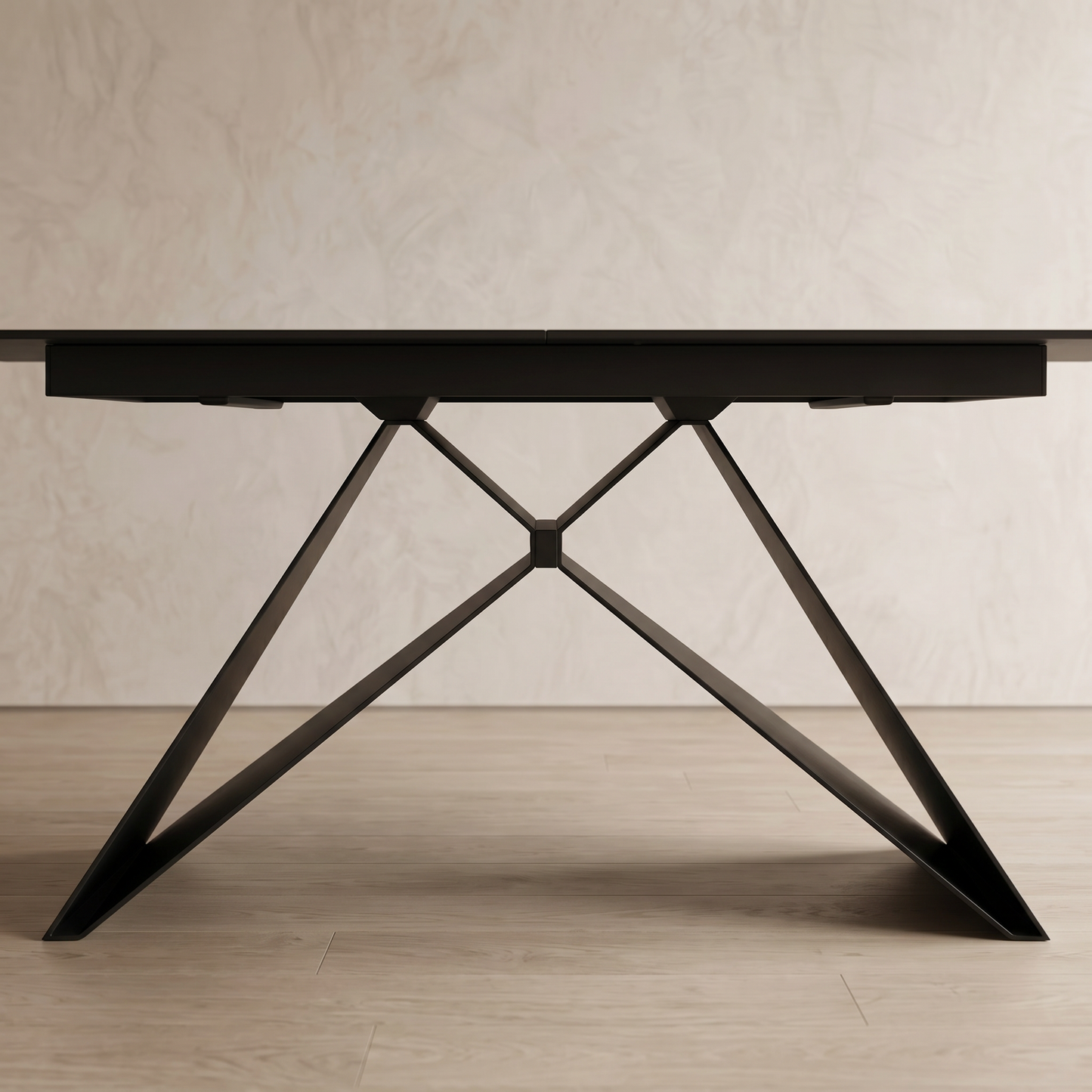Otto Italian Matte Ceramic Extendable Dining Table