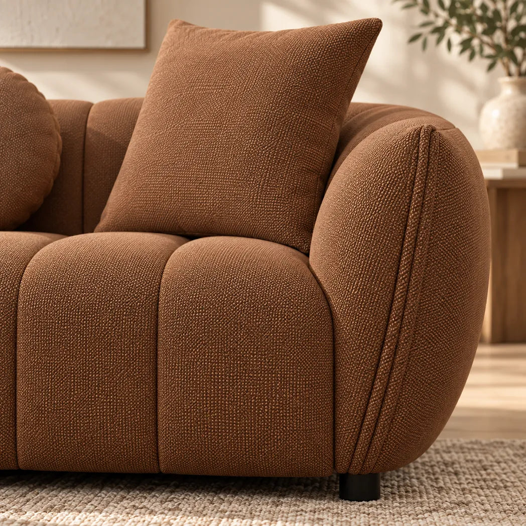 Aria 3 Seater Fabric Sofa