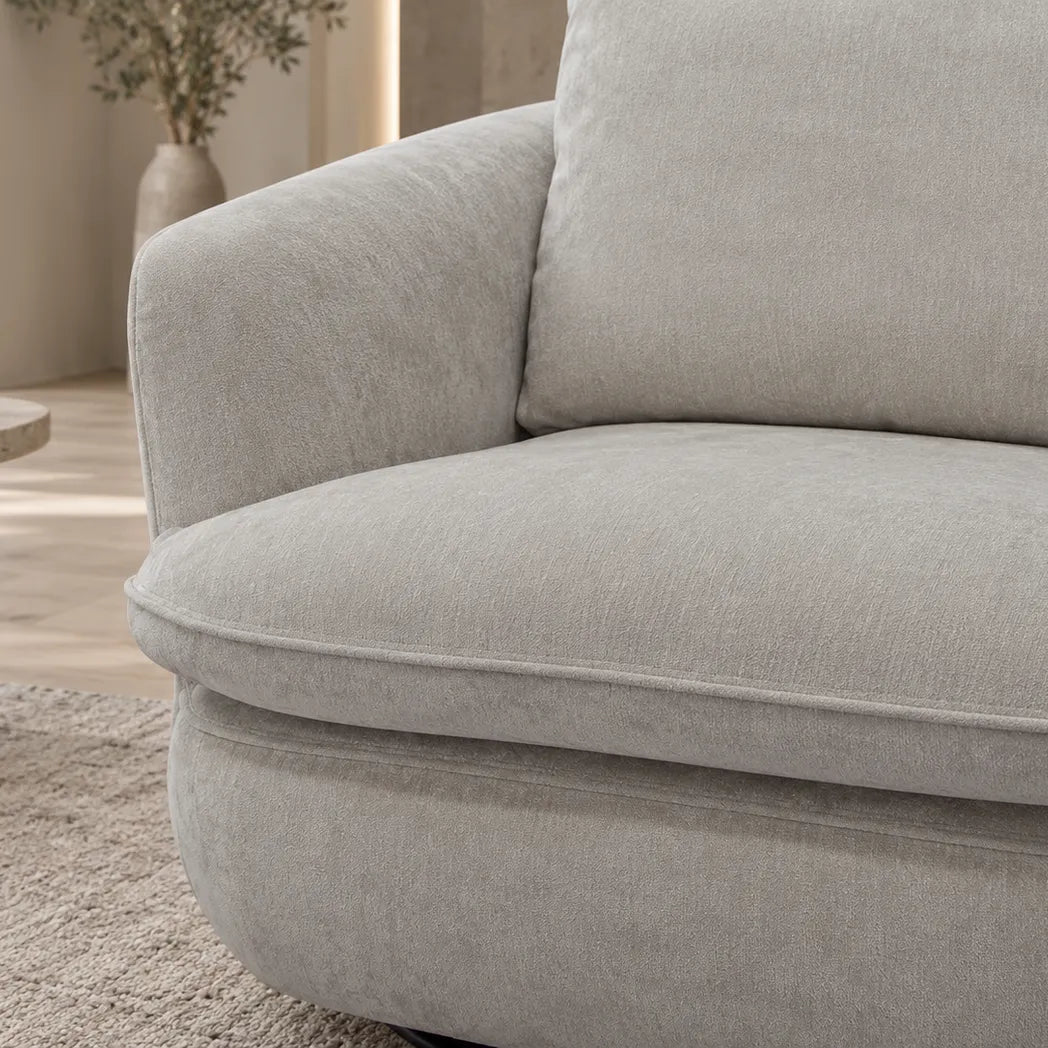 Cosmo Goose Feather Swivel Chair