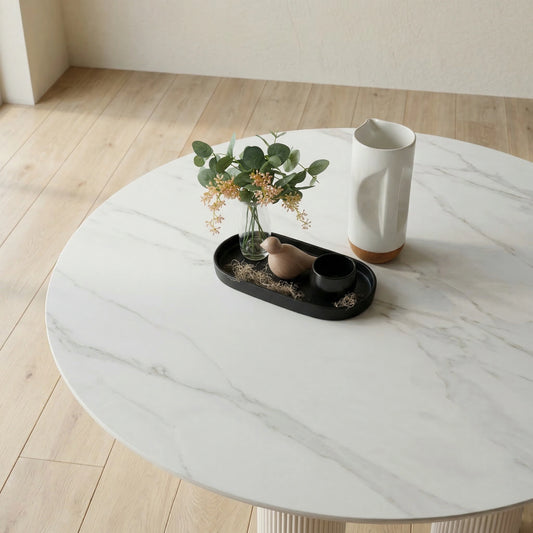 Cuba 5 Piece Ceramic Dining Suite