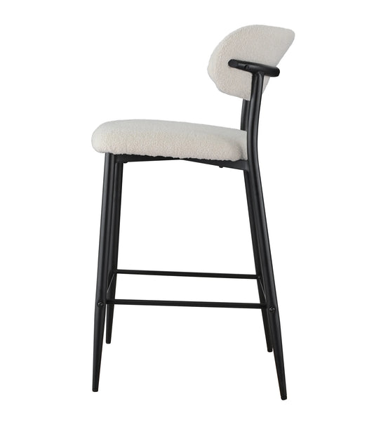 Naples Bouclé Bar Stool