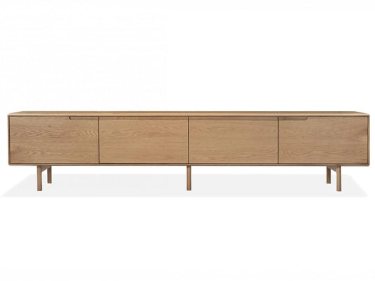 Sano 240cm Natural White Oak Veneer TV Unit