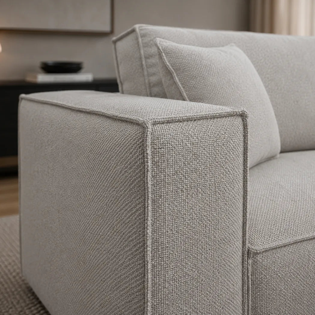 Shelly 5 Seater Modular Corner Lounge Suite with Ottoman