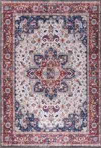 Loomx 0078 Machine Washable Turkish Rug image 0