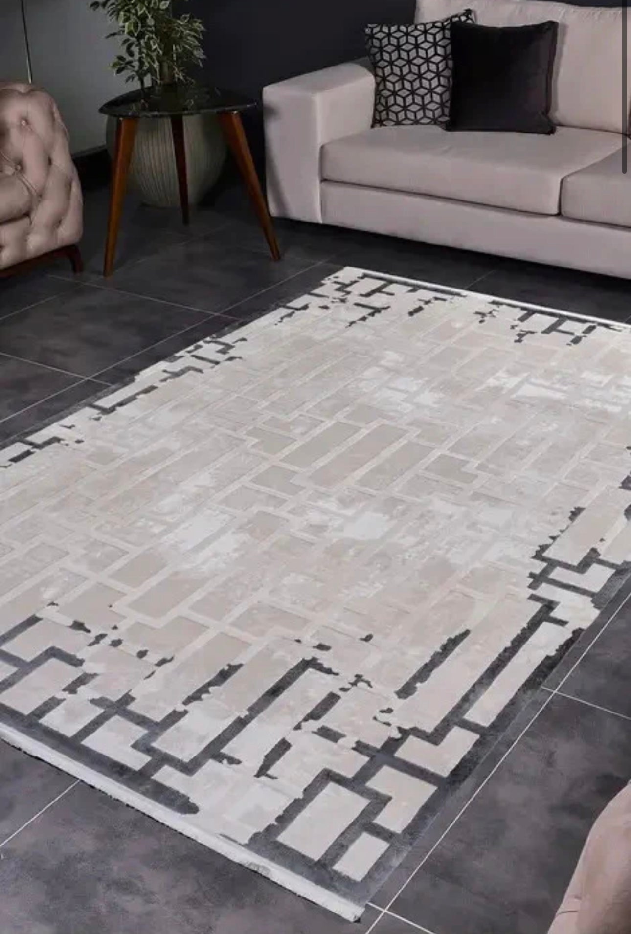 Elkenz Acrylic Elegant Turkish Area Rug image 2