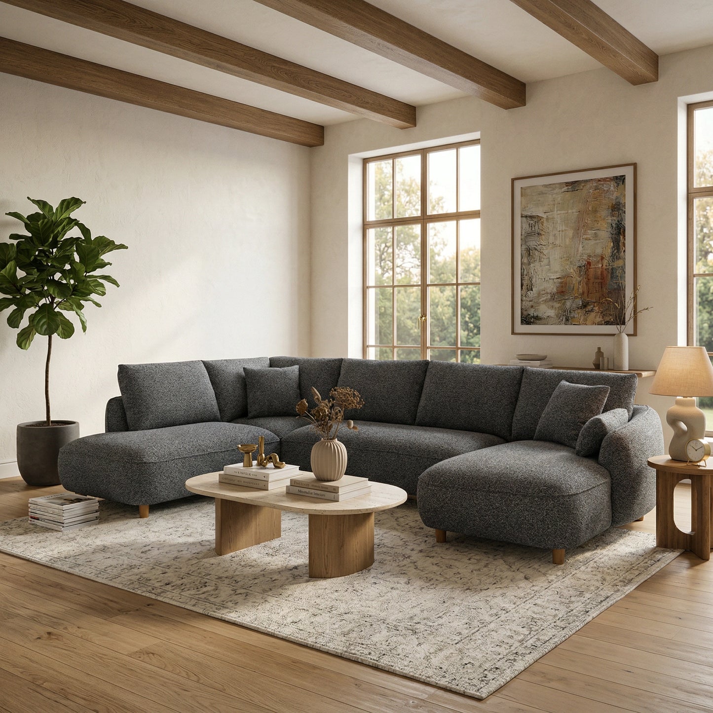 Cappadocia Alpha Fabric Double Chaise Lounge Suite