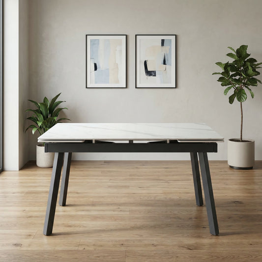 Coral Ceramic Extension Dining Table