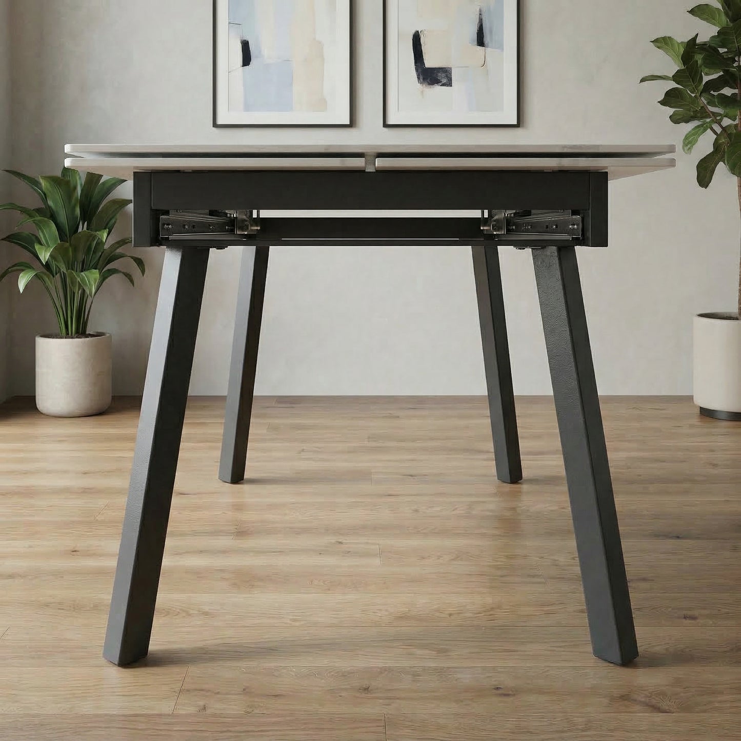 Coral Ceramic Extension Dining Table