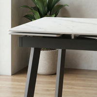 Coral Ceramic Extension Dining Table