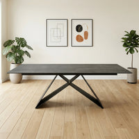 Etna Matte Ceramic Top Dining Table