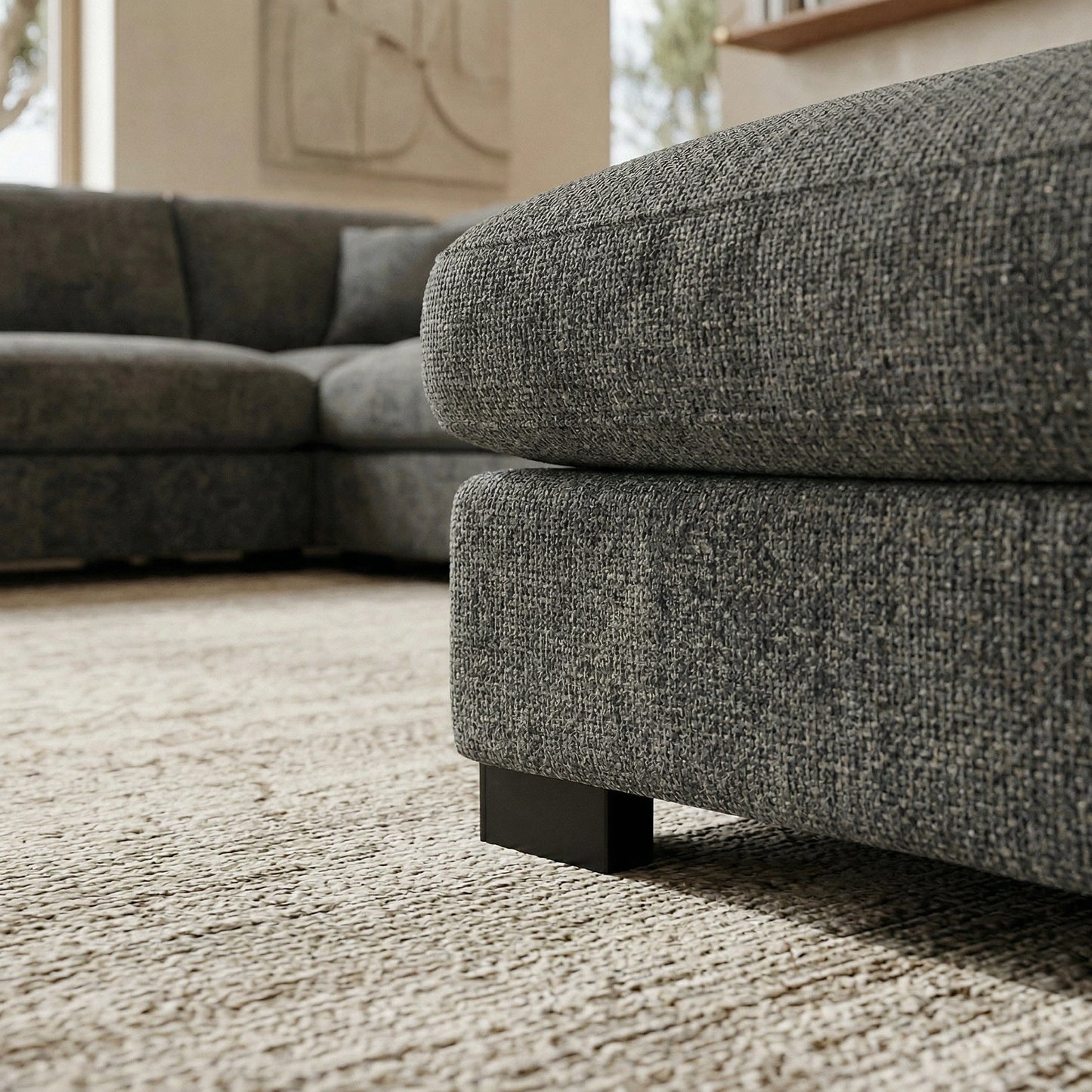 Faith 7 Seater Goose Feather Lounge Suite with Chaise