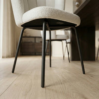 Fleur Boucle Fabric Dining Chair