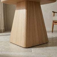 Florida Travertine Lamp Table