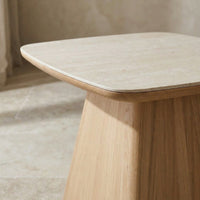 Florida Travertine Lamp Table