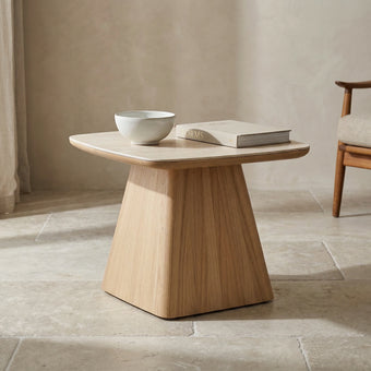 compare product Florida Travertine Lamp Table