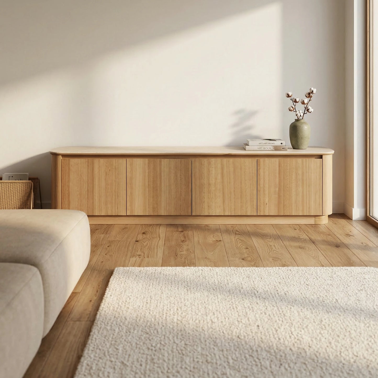 Florida Travertine Tv Unit