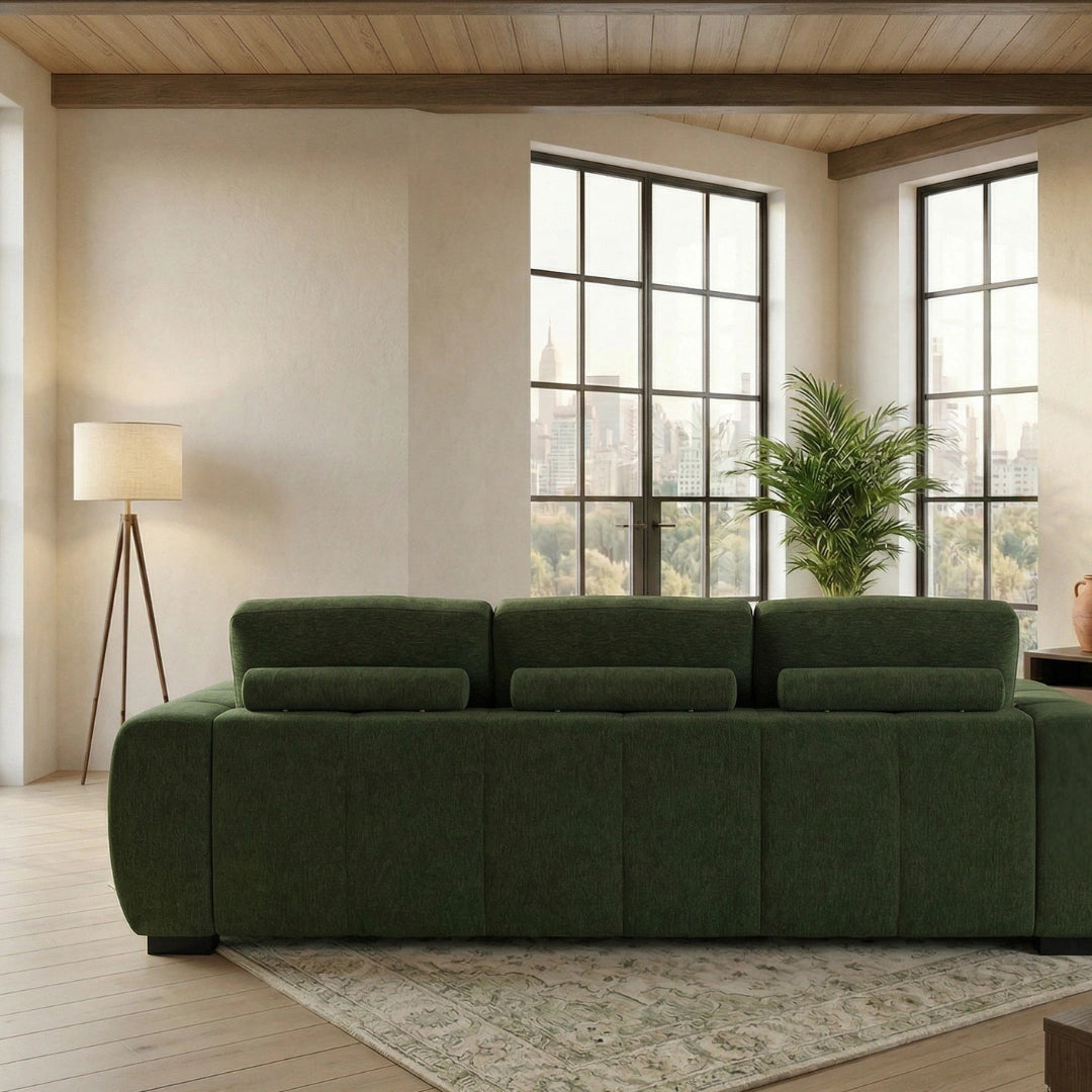 Harmony Contemporary 3 Seater Sofa with Chaise