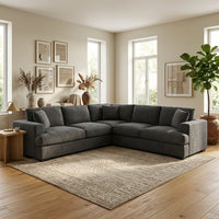 Hastings Feather Seat 5 Seater Corner Lounge Suite