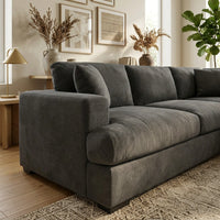 Hastings Feather Seat 5 Seater Corner Lounge Suite