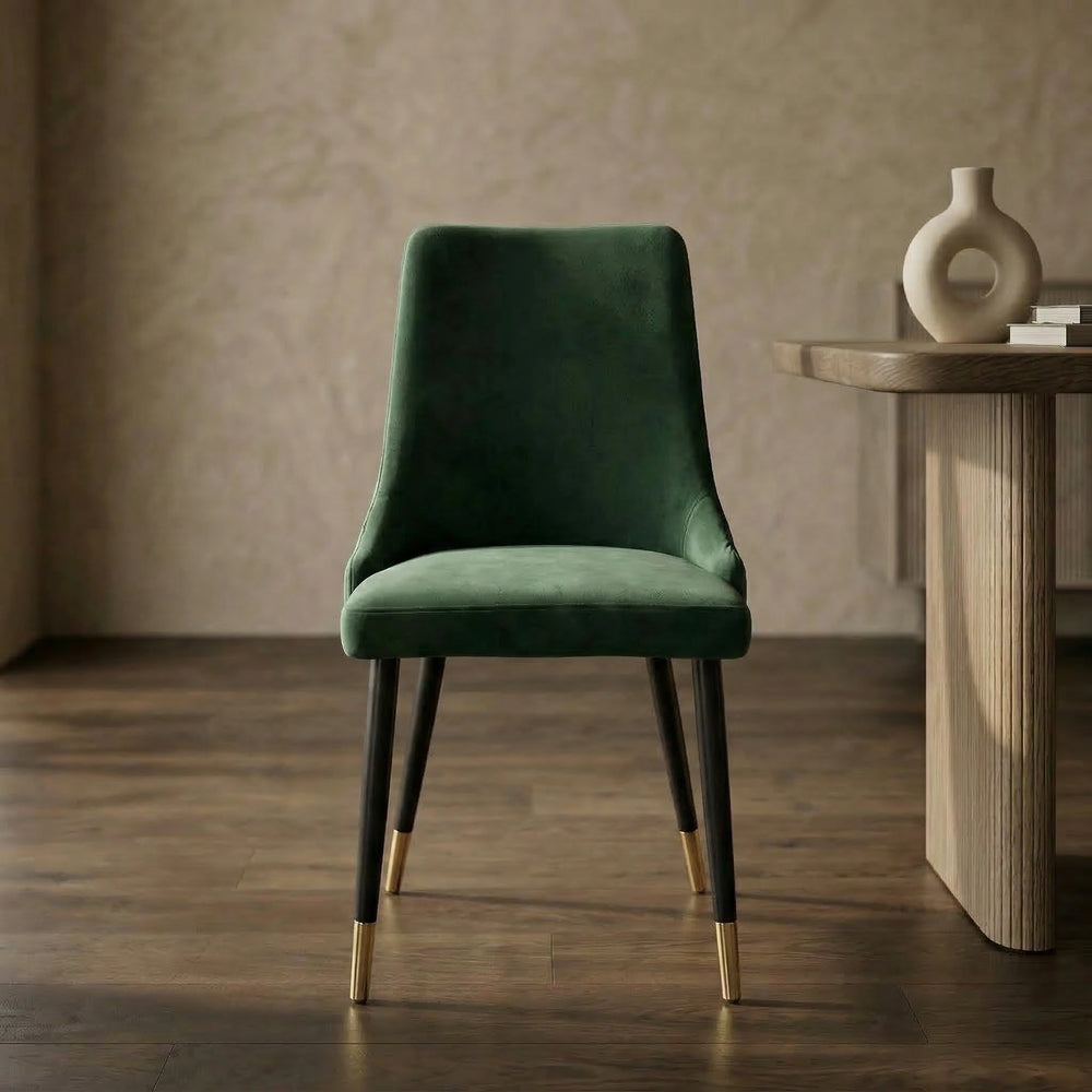 Iris Velvet Fabric Dining Chair