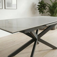 Iza Extandable Ceramic Top Dining Table