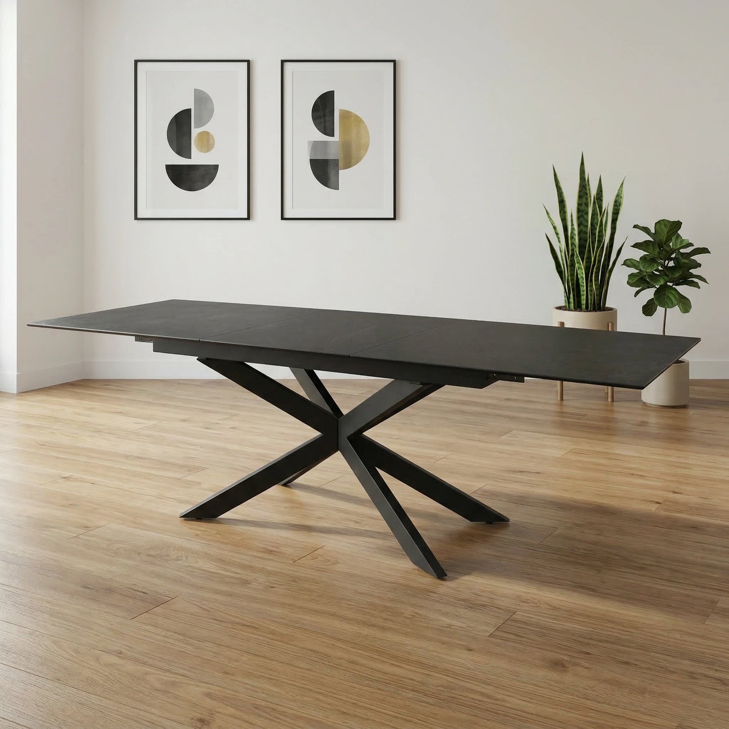 Iza Extandable Ceramic Top Dining Table
