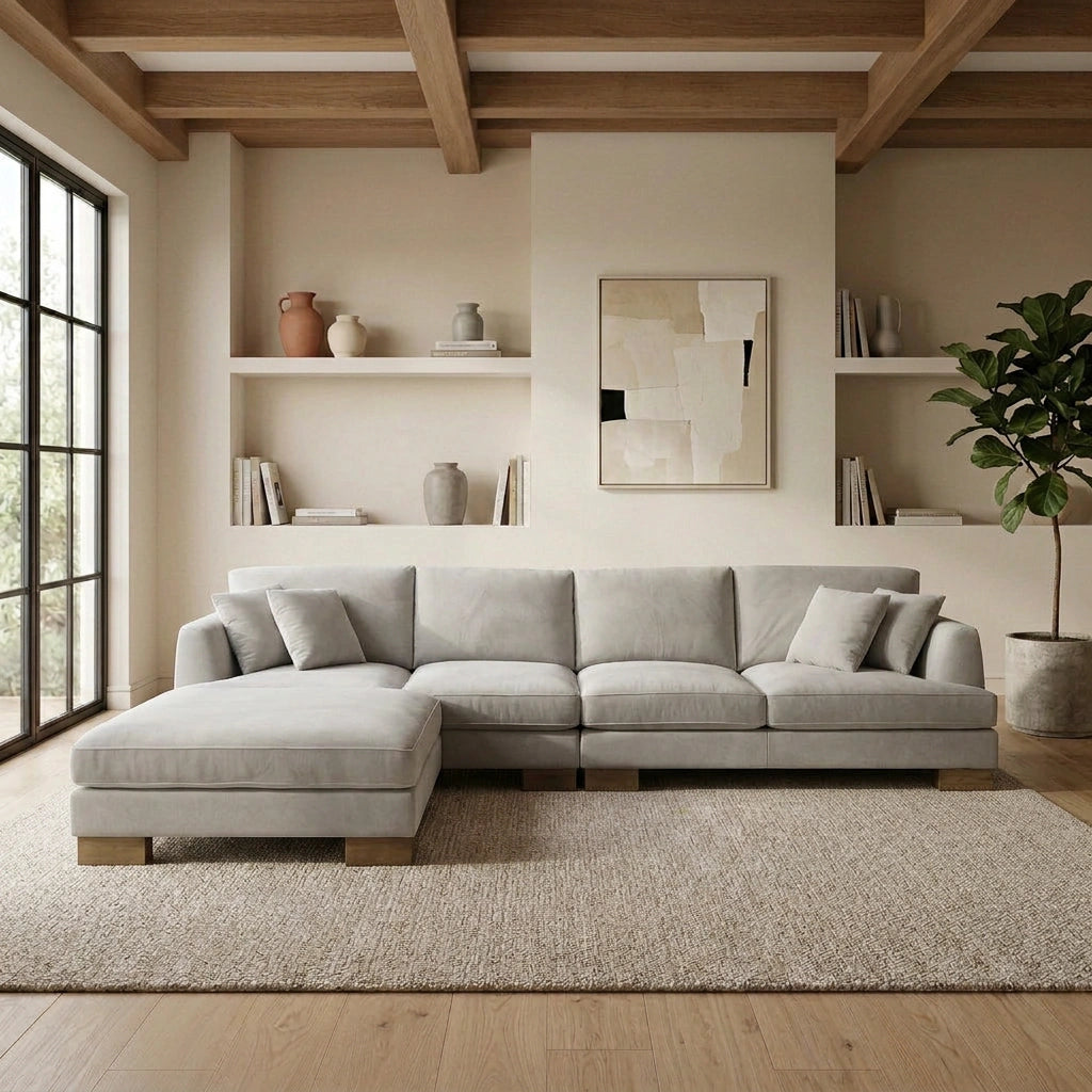 Jade 4 Seater Deep Seat Lounge Suite with Ottoman