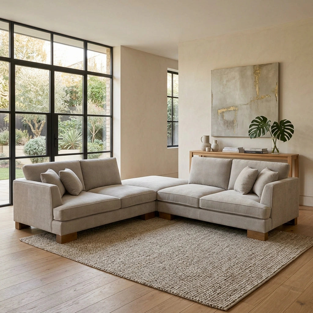 Jade 4 Seater Deep Seat Lounge Suite with Ottoman