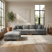 Jade 4 Seater Deep Seat Lounge Suite with Ottoman