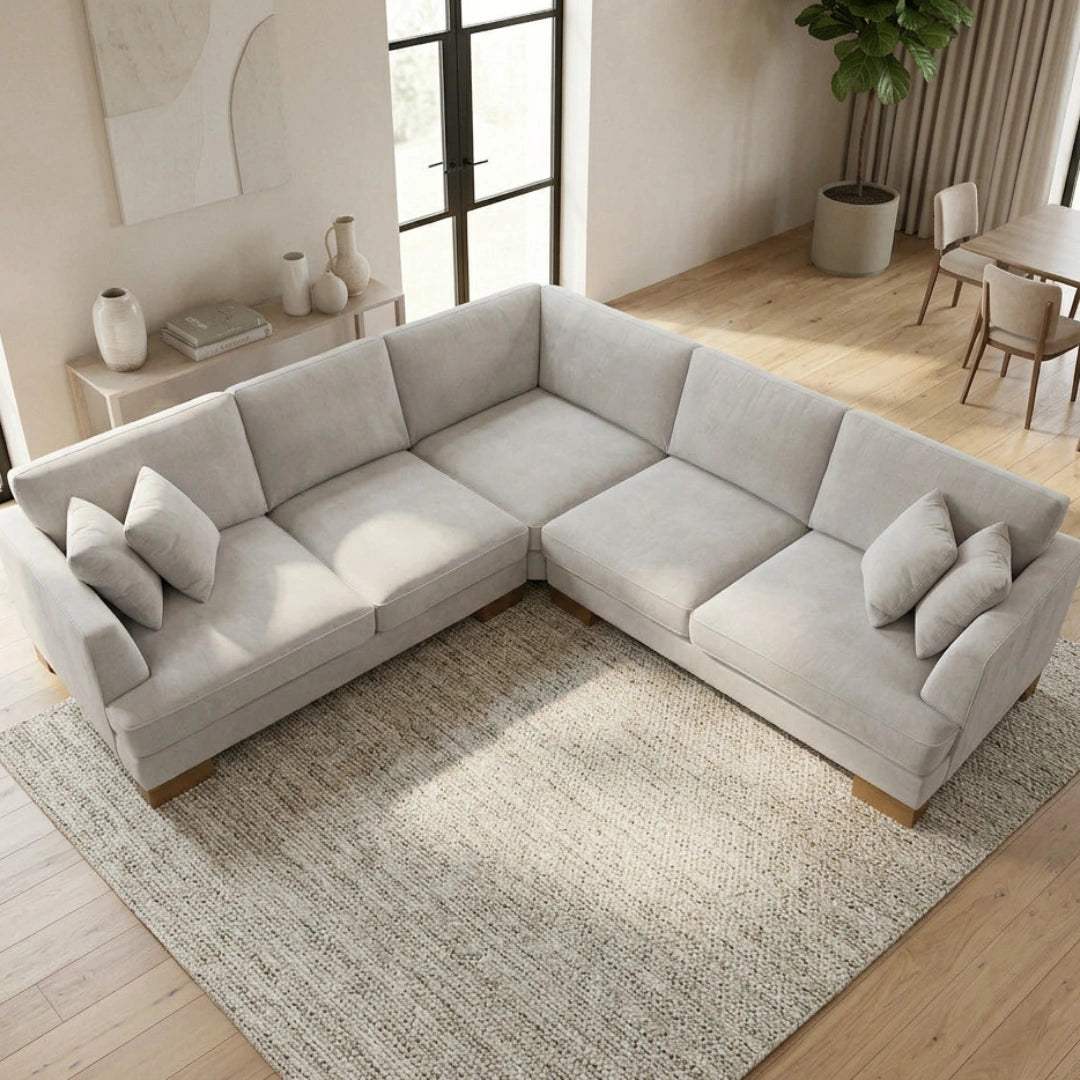 Jade 5 Seater Deep Seat Corner Lounge Suite