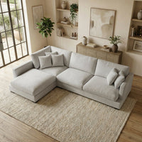 Karma 3 Seater Goose Feather Sofa with Chaise