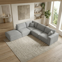 Kelly 4 Seater Modular Corner Lounge Suite with Ottoman