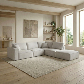 compare product Kelly 4 Seater Modular Corner Sofa with Ottoman