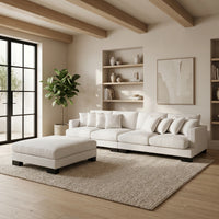 Manhattan 4 Seater Massive Lounge Suite with Ottoman