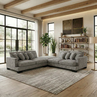 Manhattan 4 Seater Massive Lounge Suite with Ottoman