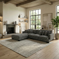 Manhattan 4 Seater Massive Lounge Suite with Ottoman