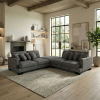 Manhattan 4 Seater Massive Lounge Suite with Ottoman