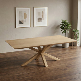 compare product Maya American Oak Dining Table