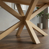 Maya American Oak Dining Table