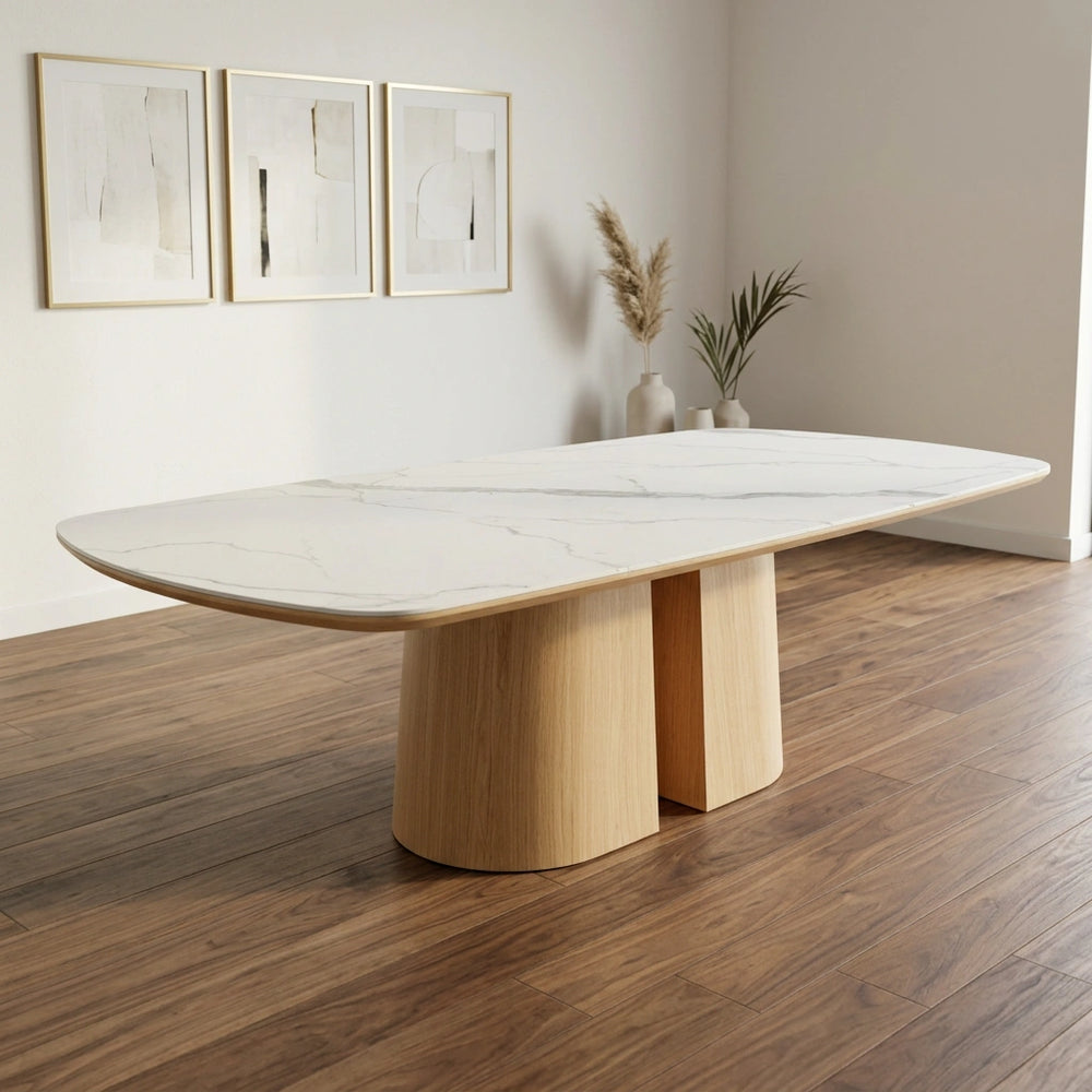 Medora Ceramic Top Dining Table