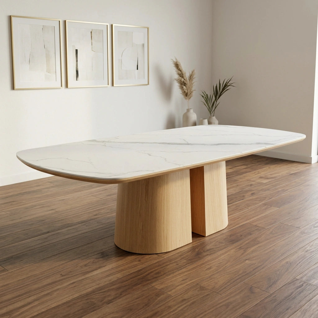Medora Ceramic Top Dining Table