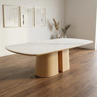 Medora Ceramic Top Dining Table