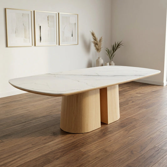 Medora Ceramic Top Dining Table