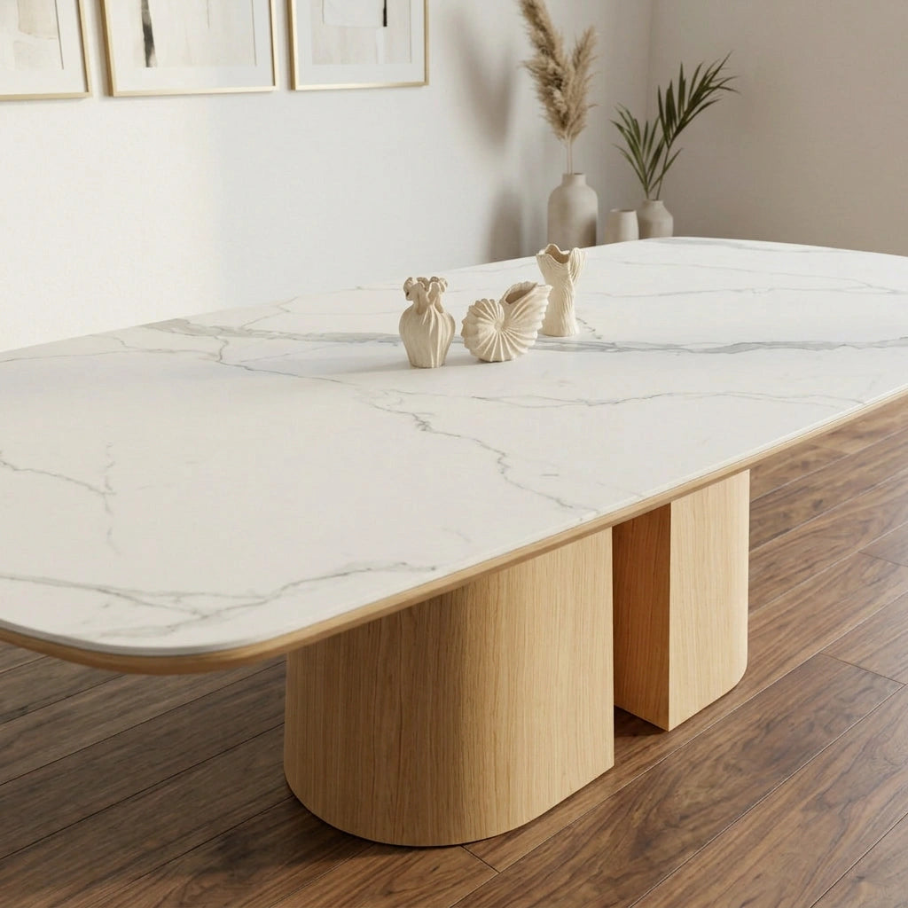 Medora Ceramic Top Dining Table
