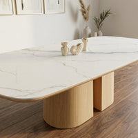 Medora Ceramic Top Dining Table