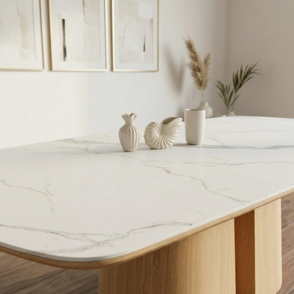 Medora Ceramic Top Dining Table